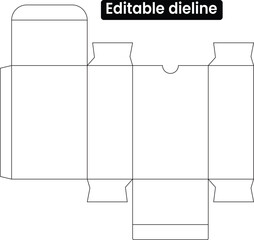  Dieline template, medicine box template design, Box design