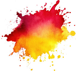 Abstract Watercolor Splash Art Design