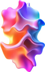 Obraz premium Abstract Colorful Fluid Form