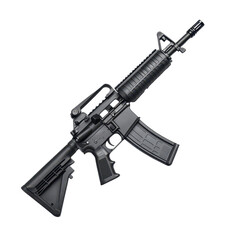 M4 Carbine isolated on transparent background