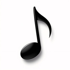Vector style illustration of a music note