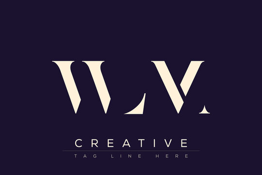 WLM abstract letter logo design. This logo is designed by three abstract letters.