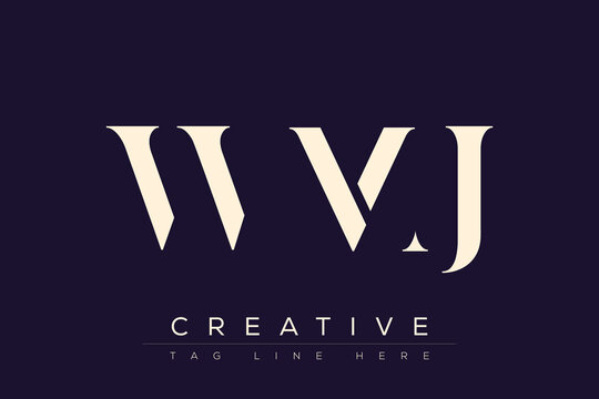 WMJ abstract letter logo design. This logo is designed by three abstract letters.