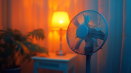Nighttime room fan
