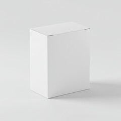 Naklejka premium Simple box mockup for product presentation