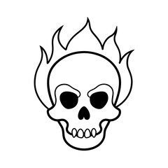 Obraz premium Skeleton Waving Vector on White Background Fun Spooky Halloween Clipart