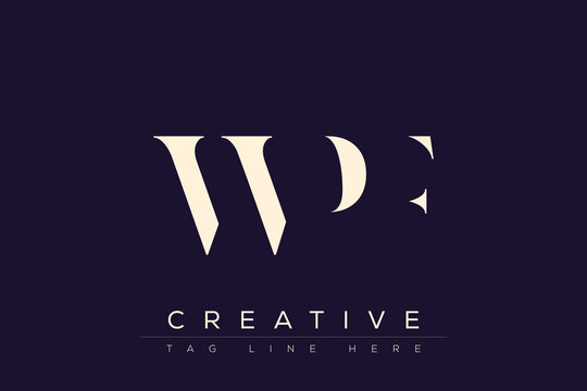 WPF abstract letter logo design. This logo is designed by three abstract letters.