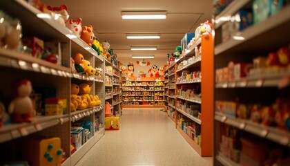 Fototapeta premium Vintage Toy Shop Interior