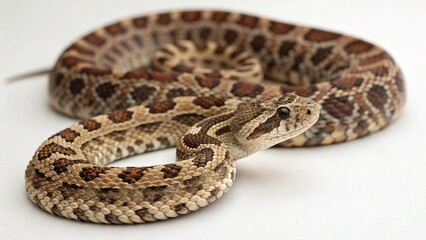 Obraz premium Carpet Viper on studio background