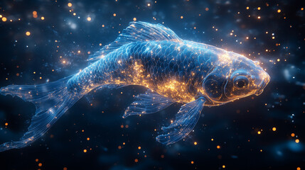 Epic cosmic galaxy with glowing nebula and stars, deep space universe background, science fiction astronomy concept, infinite cosmos, futuristic and mystical atmosphere