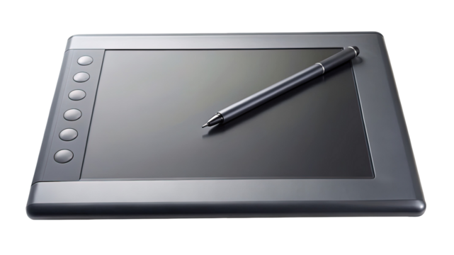 Professional graphic tablet with pen, for creative digital artists and designers - Powered by Adobe