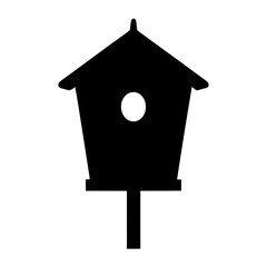 bird house isolated on white