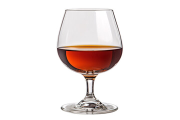 a glass of brown liquid