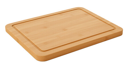 Bamboo Cutting Board White Background, Transparent PNG
