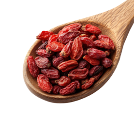 Gathering goji berries kitchen food rustic isolated on transparent background
