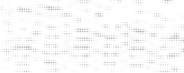 Sound wave icon halftone texture vector design horizontal dotted in black color