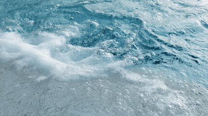 Foamy azure waves dance like playful selkies, invoking Ocean Day reveries and Celtic sea enchantments, mystical maritime symphony