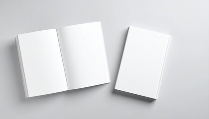 Minimalist White Box Mockup Clean Packaging Design Template
