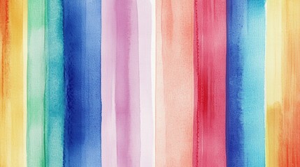 Colorful watercolor stripes background