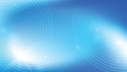 abstract blue gradient background with luminous and subtle circular line patterns