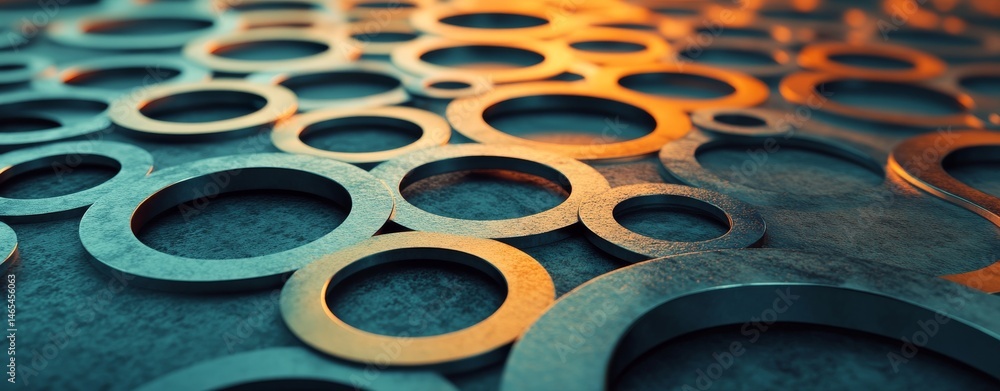 Poster precision engineering is evident in the close-up display of metal components