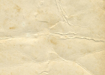 Old paper texture. Vintage antique sheet paper texture. Aged and yellowed paper background.	