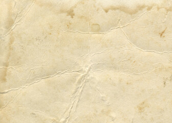 Fototapeta premium Old paper texture. Vintage antique sheet paper texture. Aged and yellowed paper background. 