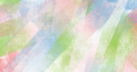 Expressive abstract background featuring crayon-style triangles layered with grunge textures and aurora-inspired retro lighting in green, blue, and pink. This edgy, hand-drawn design fuses geometric.