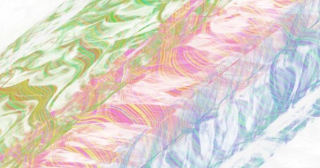 Colorful abstract artsy retro background in green, blue, and pink tones. Featuring vibrant brush strokes, playful shapes, and vintage-inspired textures, this design evokes a sense of artistic freedom.