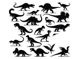 Dinosaur Vector Icon Pack