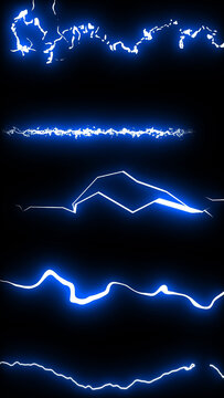 Glowing Electricity Beam Effect Overlay