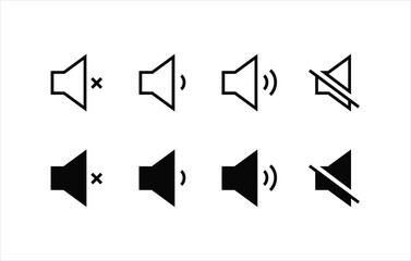loud speaker icon, Voice , Record. Sound recording Studio Symbol. volume icons button, vector, sign, symbol, logo, illustration, editable stroke, design style isolated on white linear pictogram