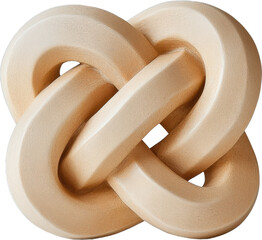 Abstract Knotted Design Sculpture