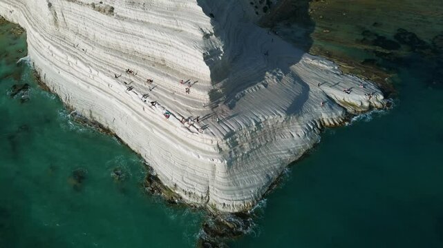 Scala dei Turchi in Sicily, Italy - Vista Aerea 