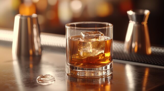 At-home bartender using measuring tool to craft cocktail demonstrating precise ratios
