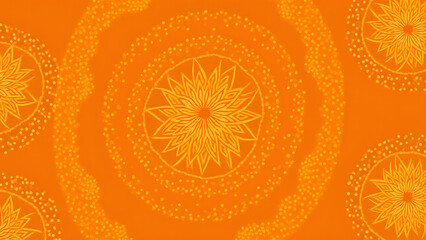 "Energetic orange marble with mandala patterns, glossy finish for spiritual branding. Vibrant, ethnic-inspired, and perfect for creative packaging."