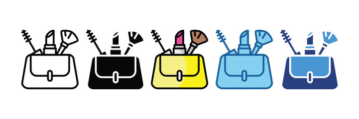 Makeup Bag  Icon Element For Design