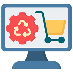 Sustainable Ecommerce Icon