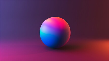 Colorful 3D Spheres on Dark Background with Modern Abstract Style