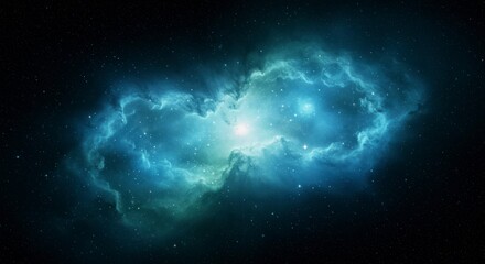 Obraz premium Nebulae swirling in cosmic expanse