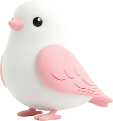 Cute Cartoon Bird Illustration