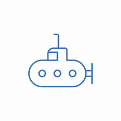 periscope submarine icon sign vector