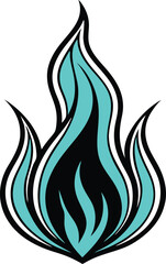 Halloween Event Fire Silhouette Spooky Haunted Night Illustration Background, Halloween Fire Silhouette, Spooky Halloween Night, Haunted Fire Background, Fire Silhouette Scene