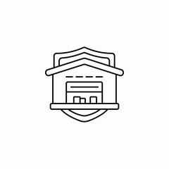 secure data icon sign vector