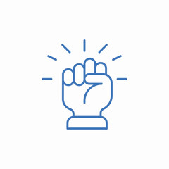 Obraz premium solidarity silhouette icon sign vector