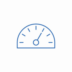 speed slightly above icon sign vector