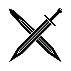 vector illustration of a sword