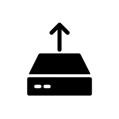  Storage Silhouettes in black on a white background 