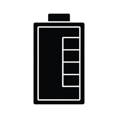 Battery at One Percent Flat Icon