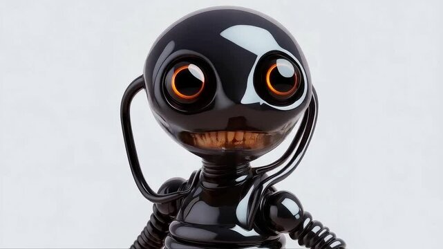 funny monster robot
